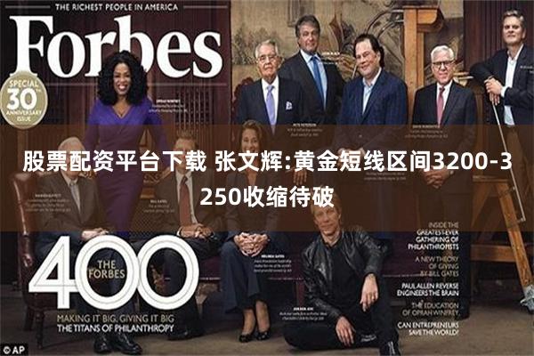股票配资平台下载 张文辉:黄金短线区间3200-3250收缩待破