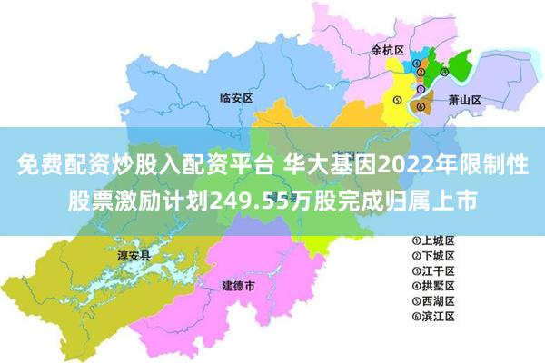免费配资炒股入配资平台 华大基因2022年限制性股票激励计划249.55万股完成归属上市