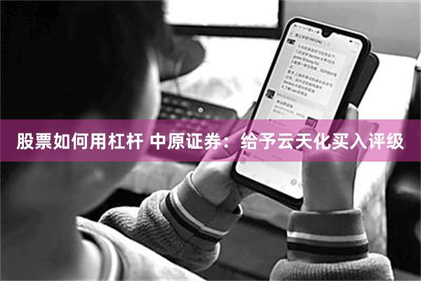 股票如何用杠杆 中原证券:给予云天化买入评级