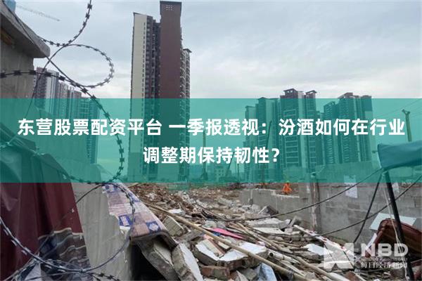 东营股票配资平台 一季报透视：汾酒如何在行业调整期保持韧性？