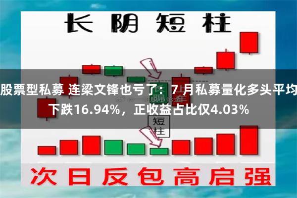 股票型私募 连梁文锋也亏了：7 月私募量化多头平均下跌16.94%，正收益占比仅4.03%