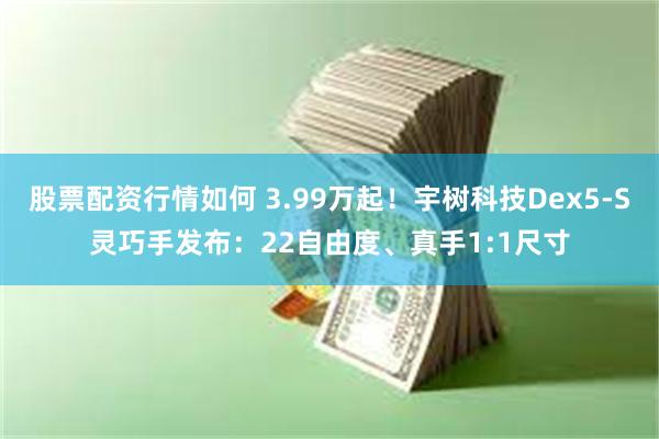 股票配资行情如何 3.99万起！宇树科技Dex5-S灵巧手发布：22自由度、真手1:1尺寸