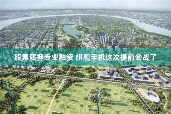 股票质押专业融资 旗舰手机这次提前会战了